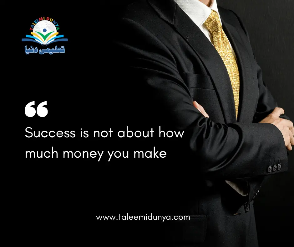 Success is not about